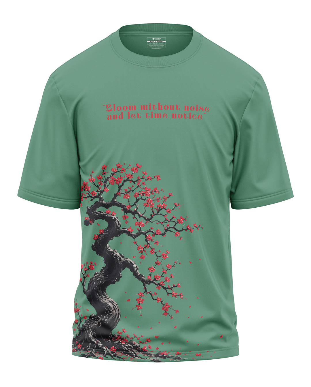 Bloom Without Noise Cotton Oversized T-Shirt