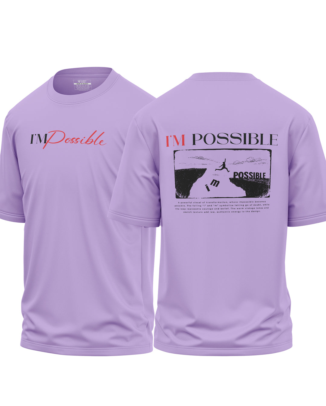 I'm Possible Cotton Oversized T-Shirt
