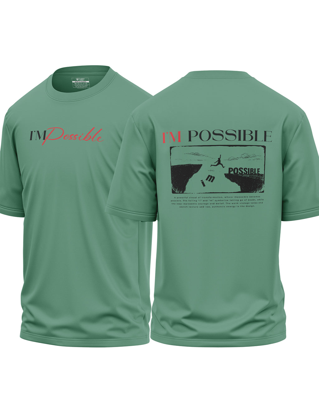 I'm Possible Cotton Oversized T-Shirt