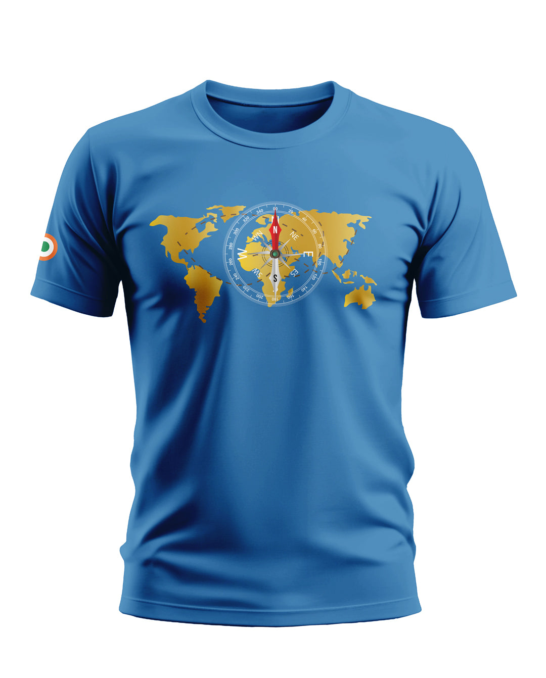 World Map Compass Soft Cotton T-shirt