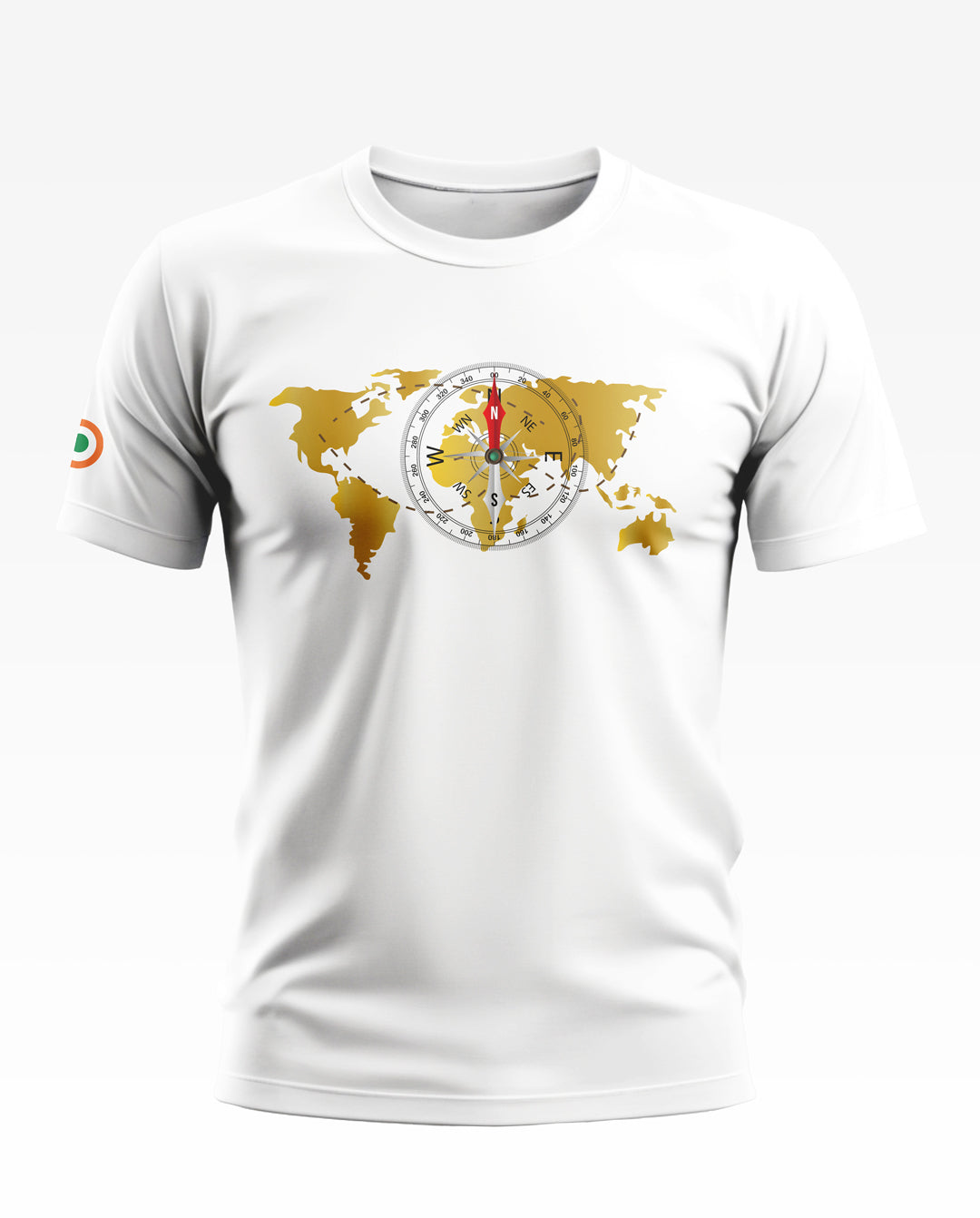 World Map Compass Soft Cotton T-shirt