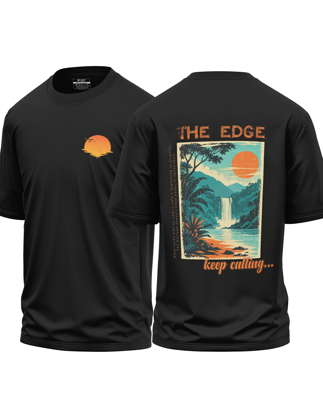 The Edge Keep Calling Cotton Oversized T-Shirt