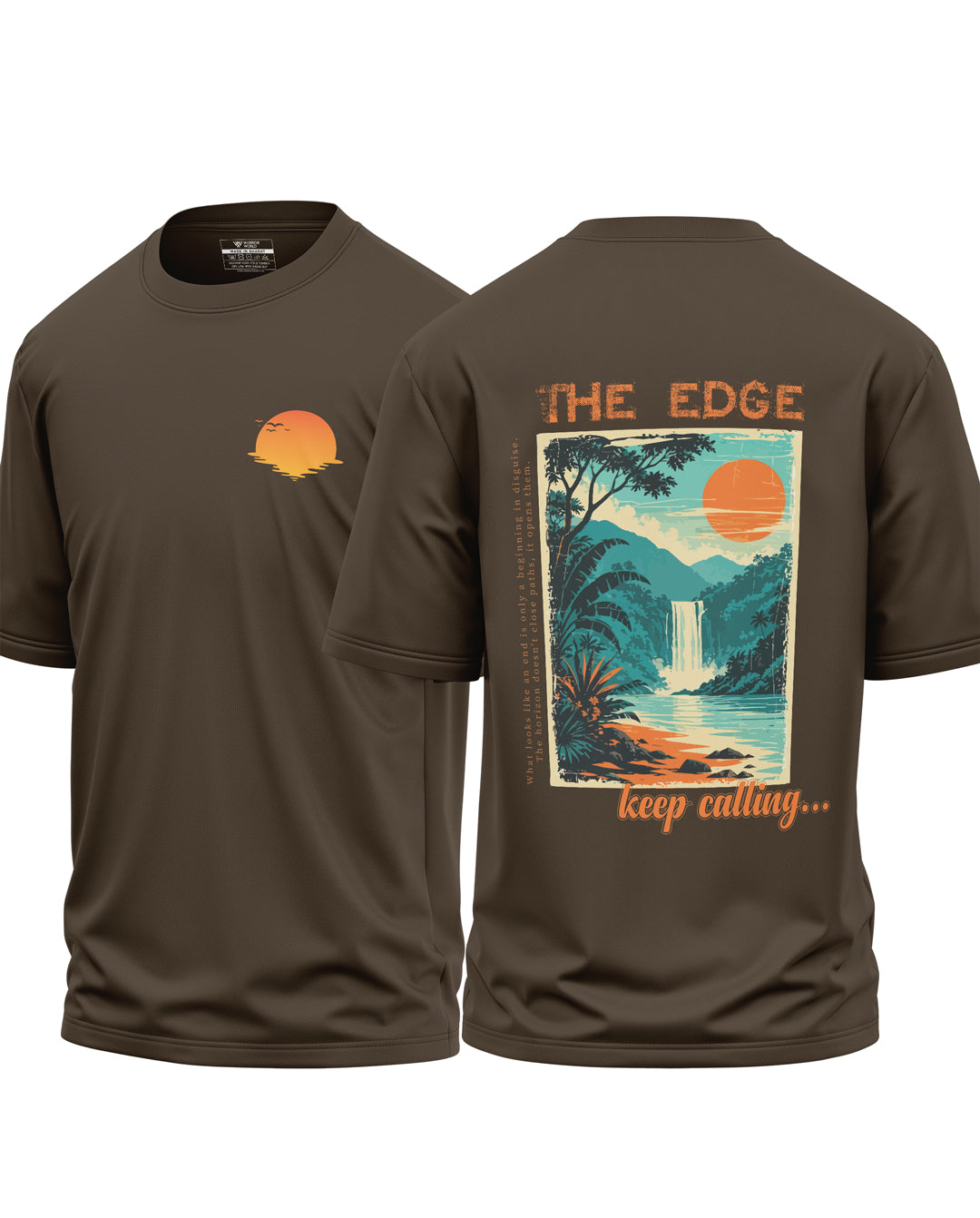 The Edge Keep Calling Cotton Oversized T-Shirt