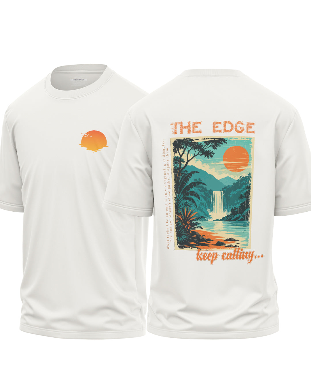 The Edge Keep Calling Cotton Oversized T-Shirt
