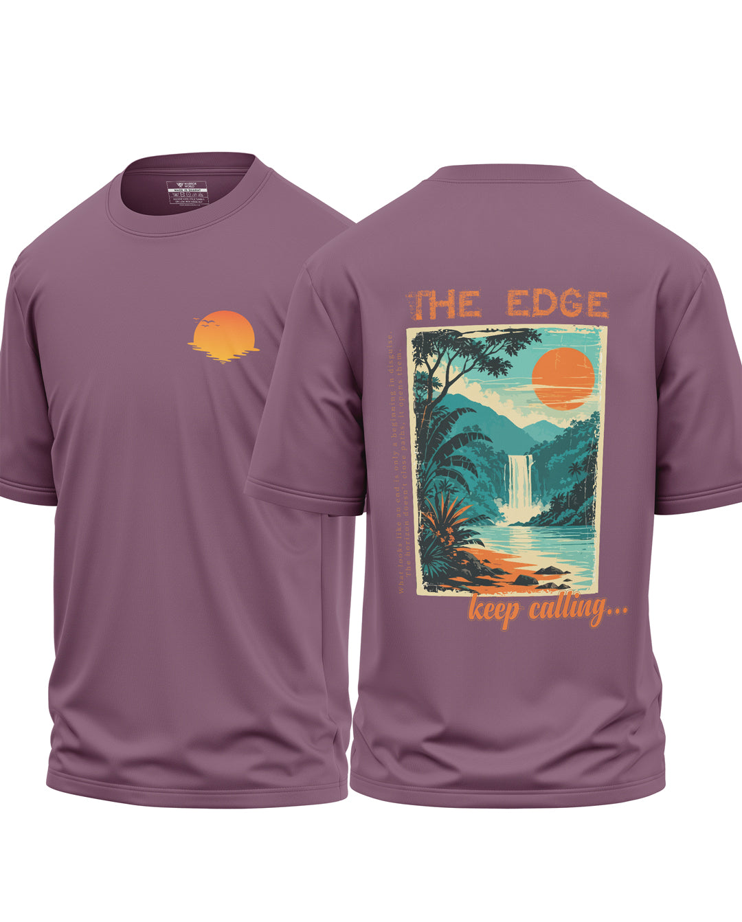 The Edge Keep Calling Cotton Oversized T-Shirt