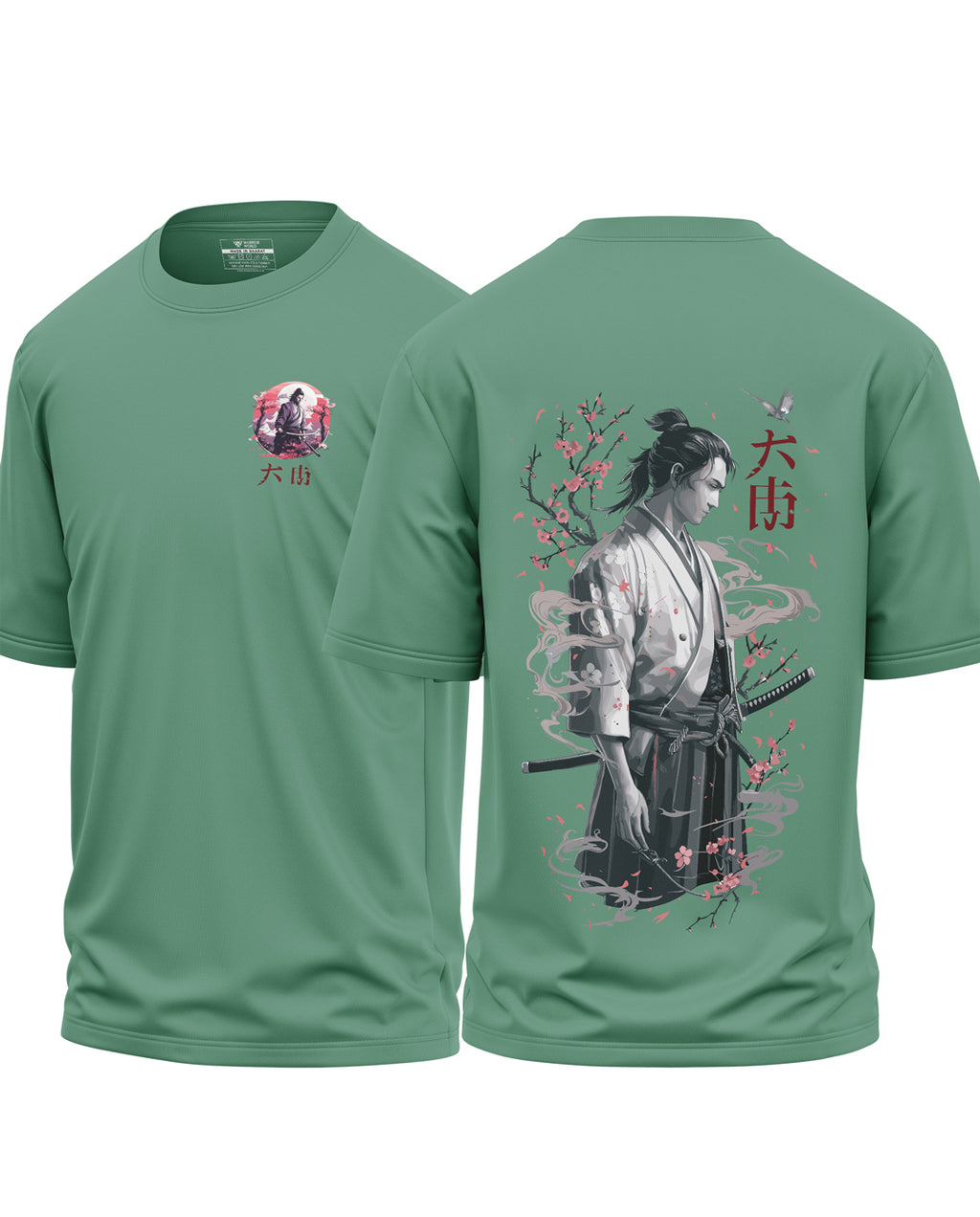 Ronin Bloom Sakura Samurai Oversized T-Shirt