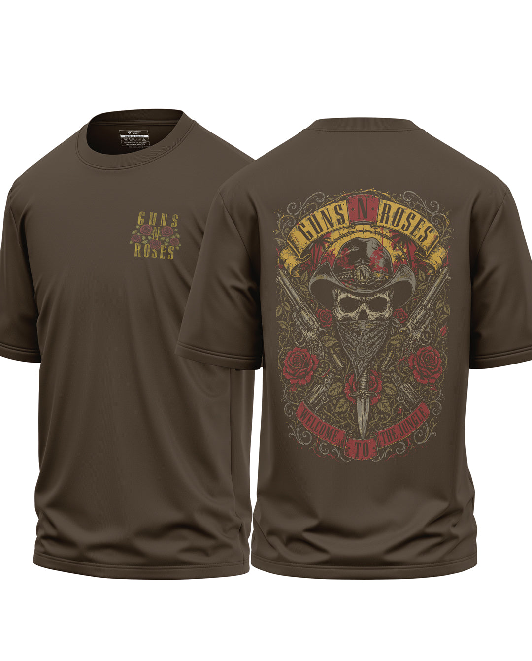 Rock Rebel Roses Oversized T-Shirt