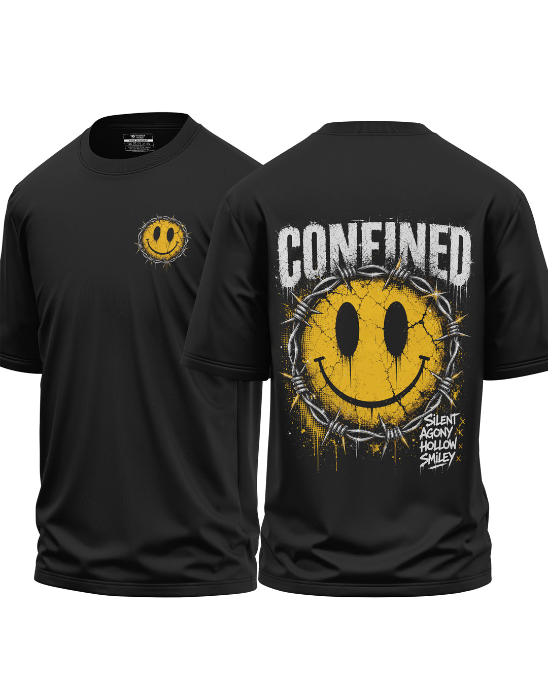Confined Smile Oversized T-Shirt