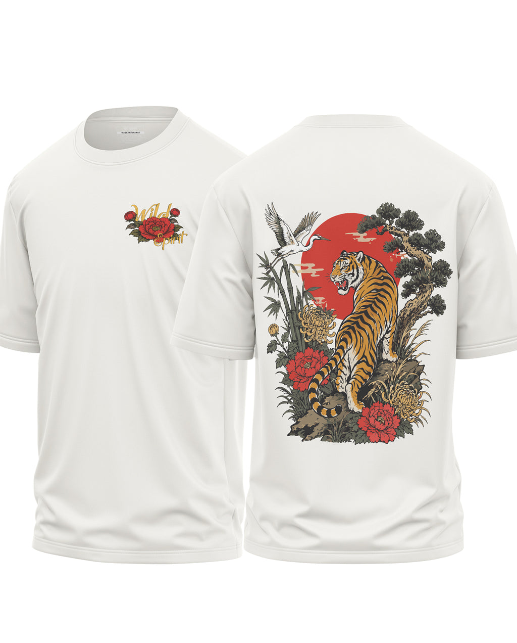 Wild Spirit Tiger Oversized T-Shirt