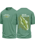 River Predator Crocodile Oversized T-Shirt