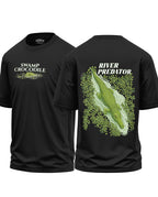 River Predator Crocodile Oversized T-Shirt