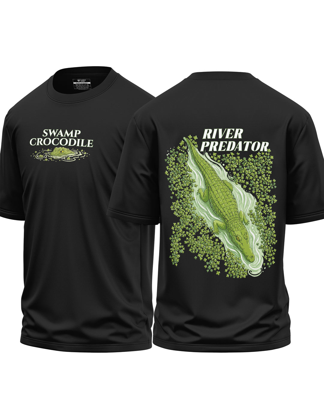River Predator Crocodile Oversized T-Shirt