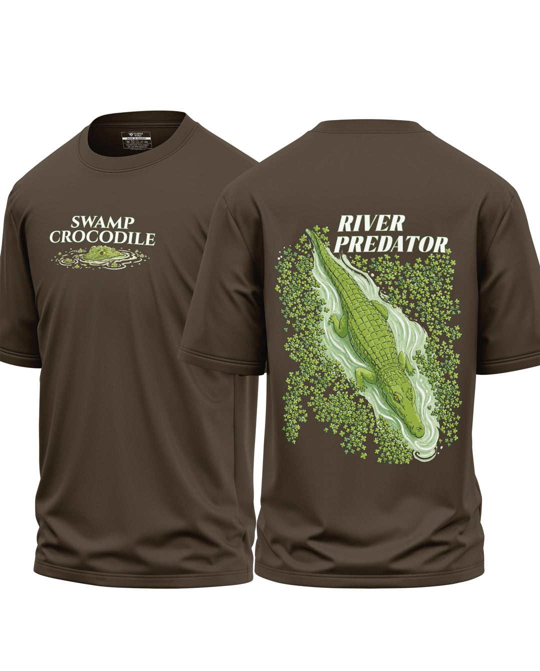River Predator Crocodile Oversized T-Shirt
