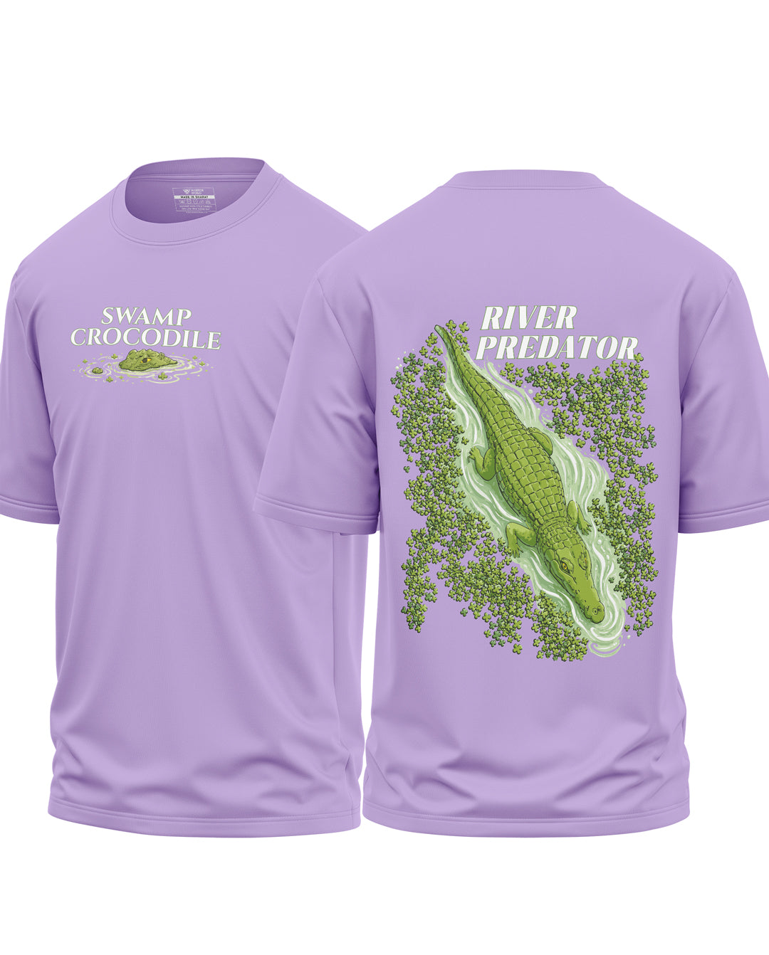 River Predator Crocodile Oversized T-Shirt