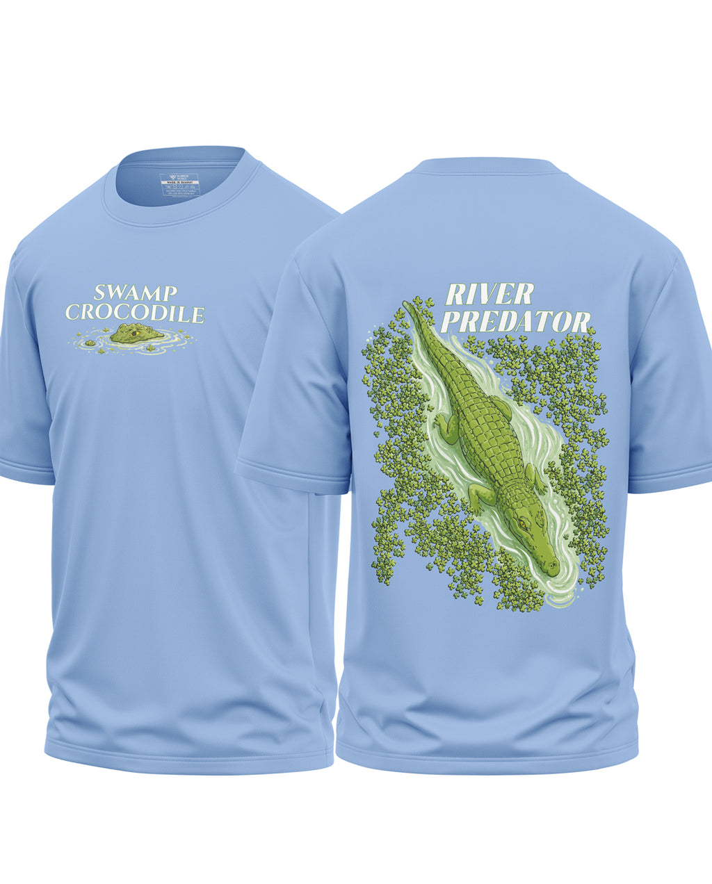 River Predator Crocodile Oversized T-Shirt