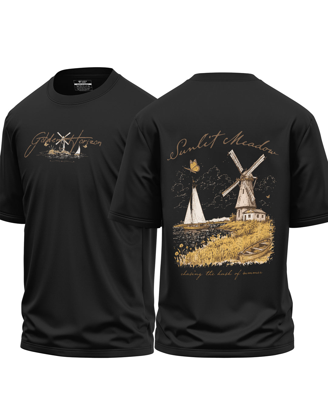 Golden Horizon Oversized T-Shirt