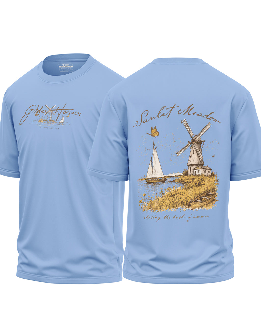 Golden Horizon Oversized T-Shirt