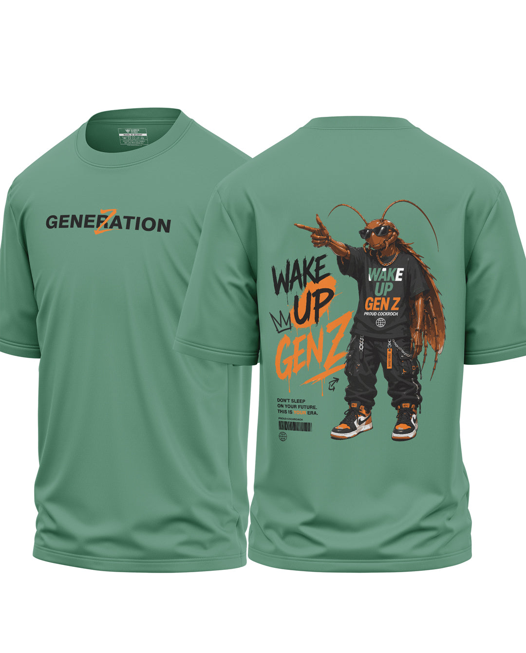 Wake Up GenZ Oversized T-Shirt – Warriorworld