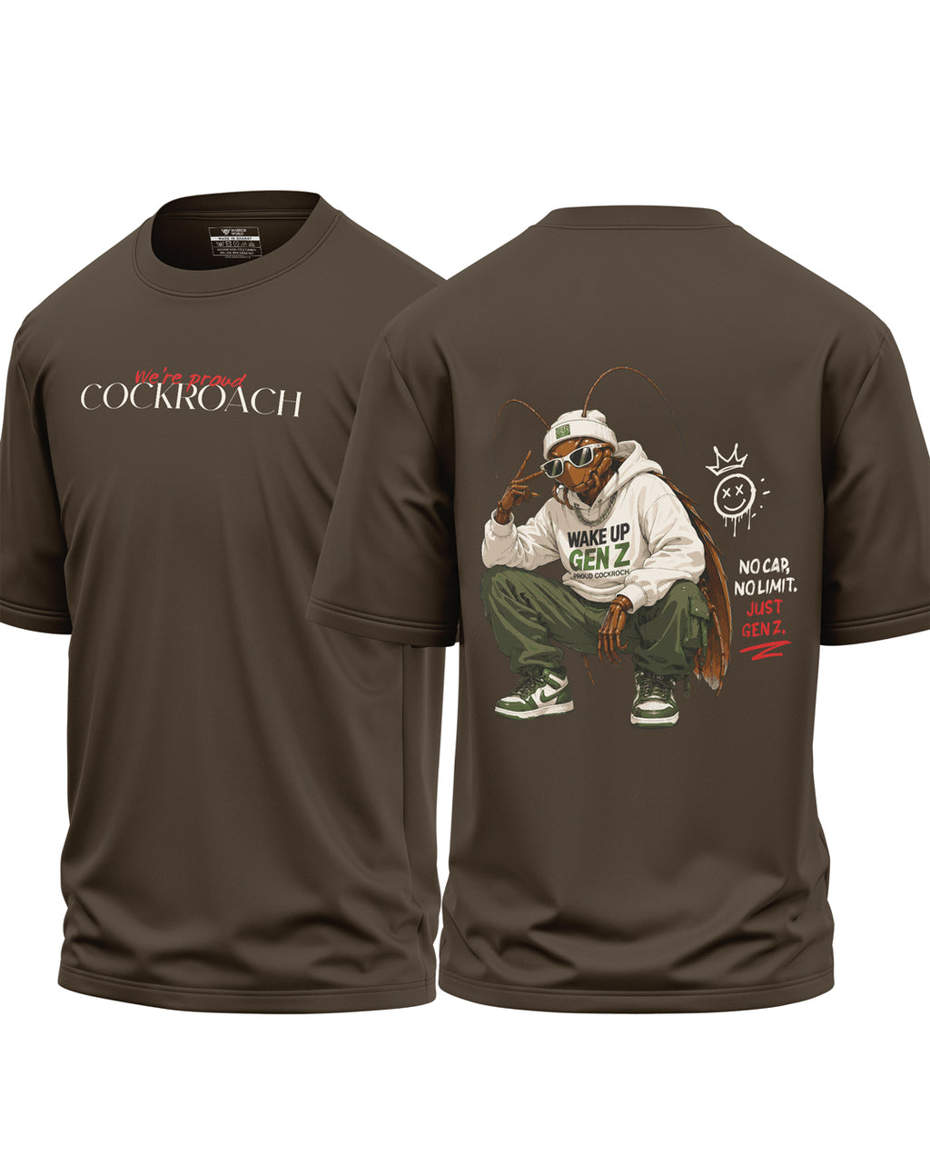 Proud Cockroach Oversized T-Shirt