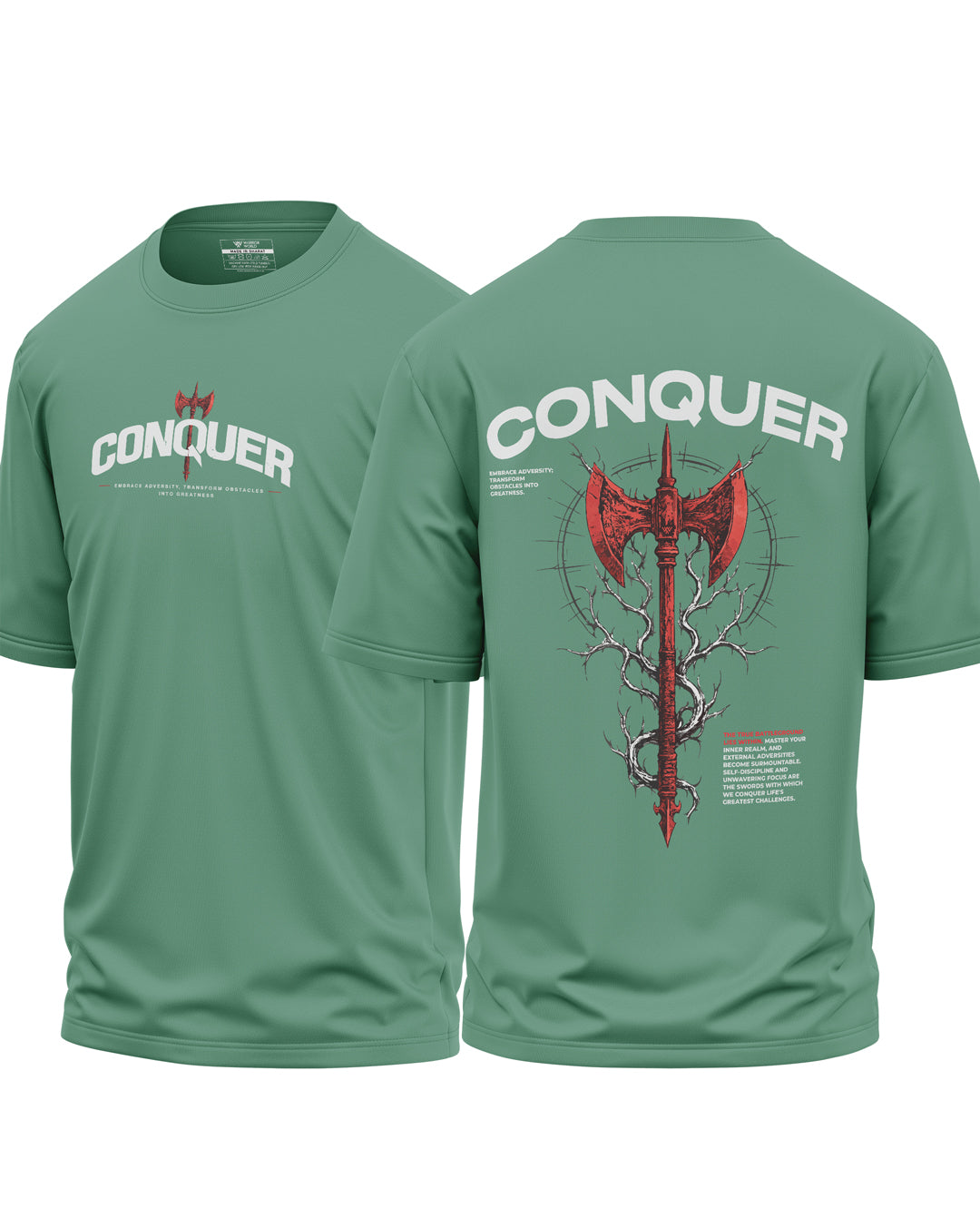Conquer The True Battleground Oversized T-Shirt