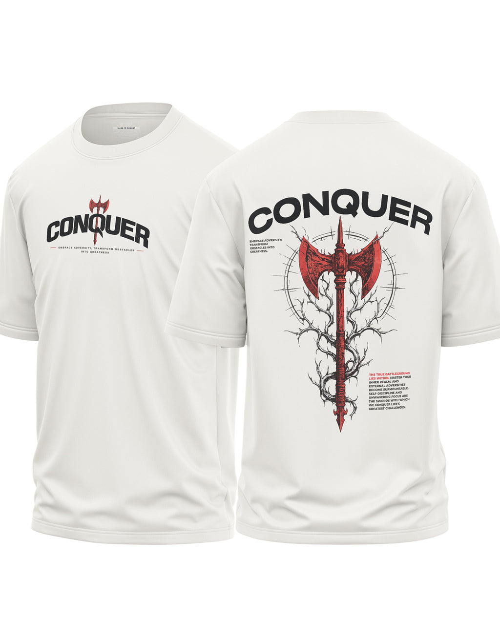 Conquer The True Battleground Oversized T-Shirt