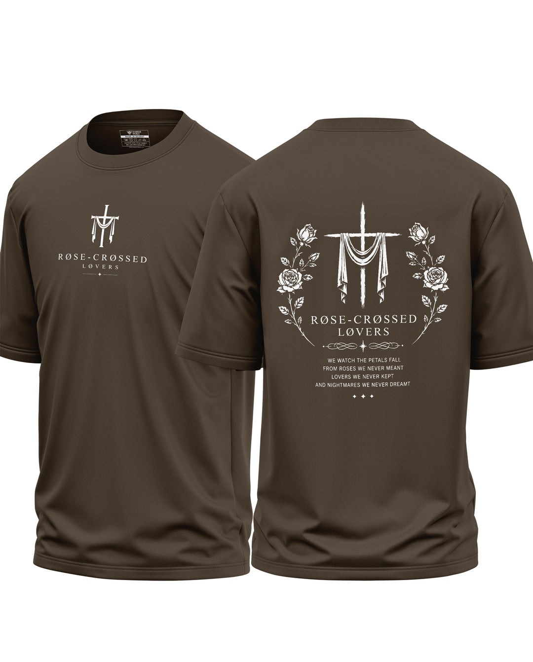 Rose Crossed Lovers Oversized T-Shirt