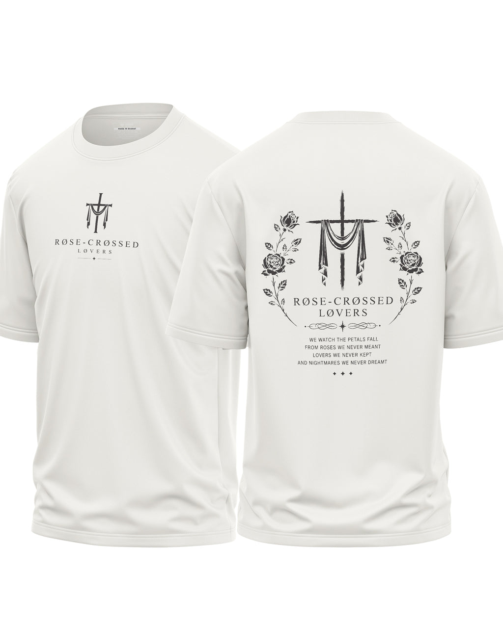 Rose Crossed Lovers Oversized T-Shirt