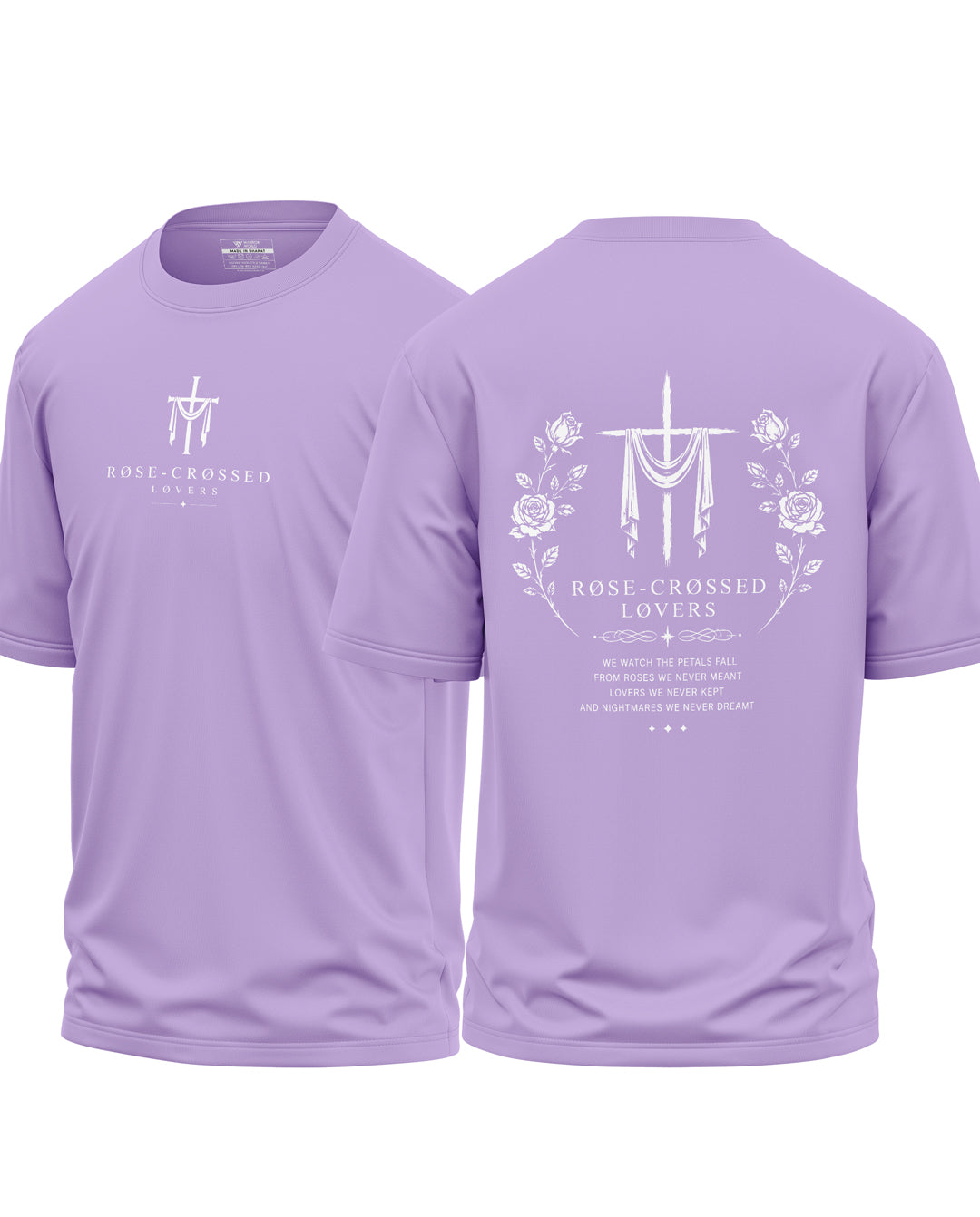 Rose Crossed Lovers Oversized T-Shirt