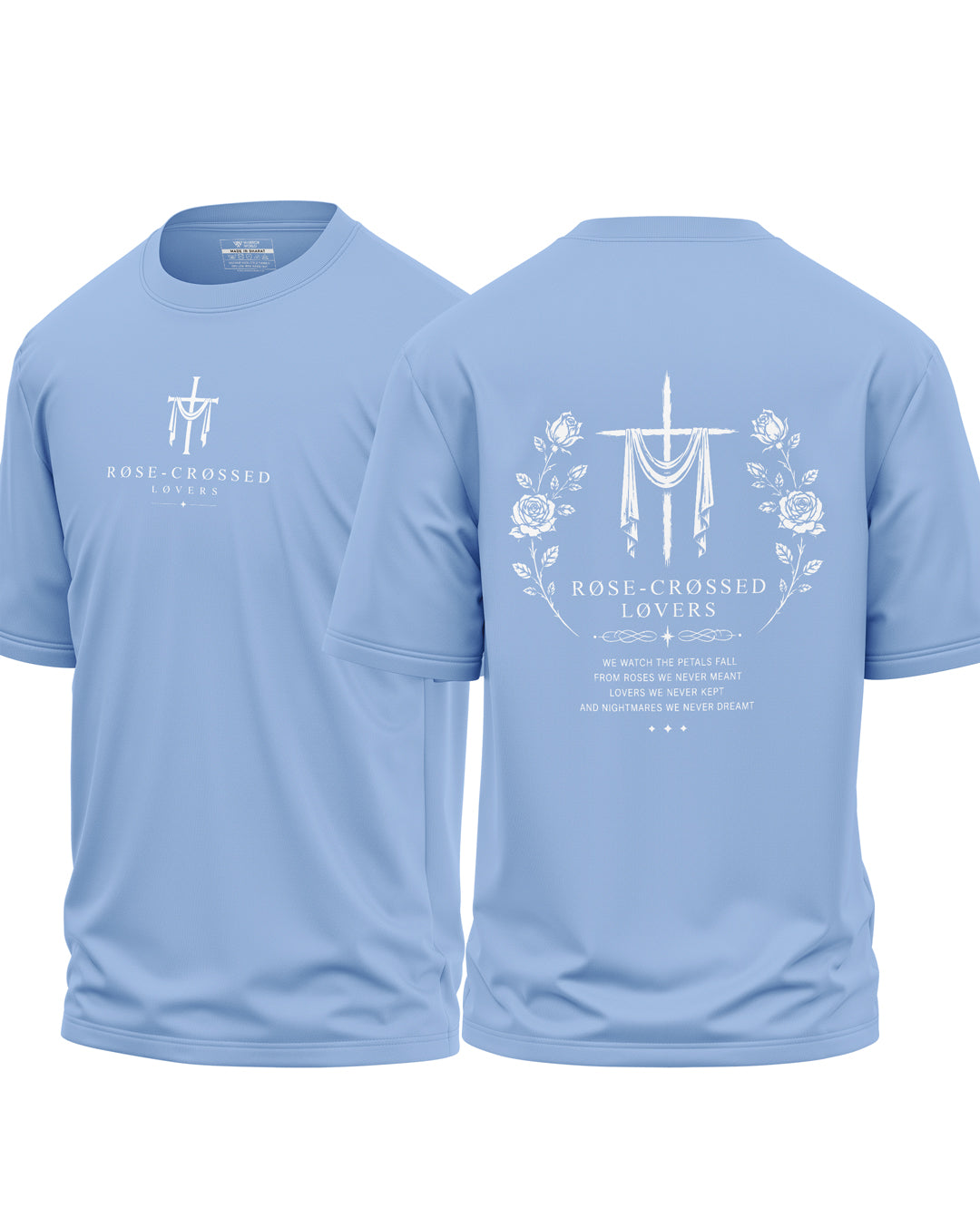 Rose Crossed Lovers Oversized T-Shirt