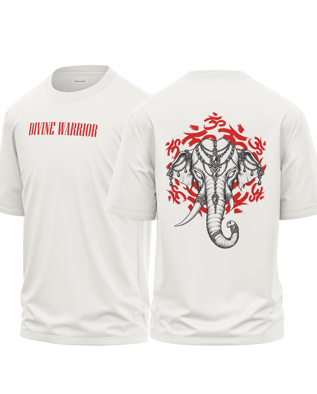 Divine Gajraj Warrior Oversized T-Shirt