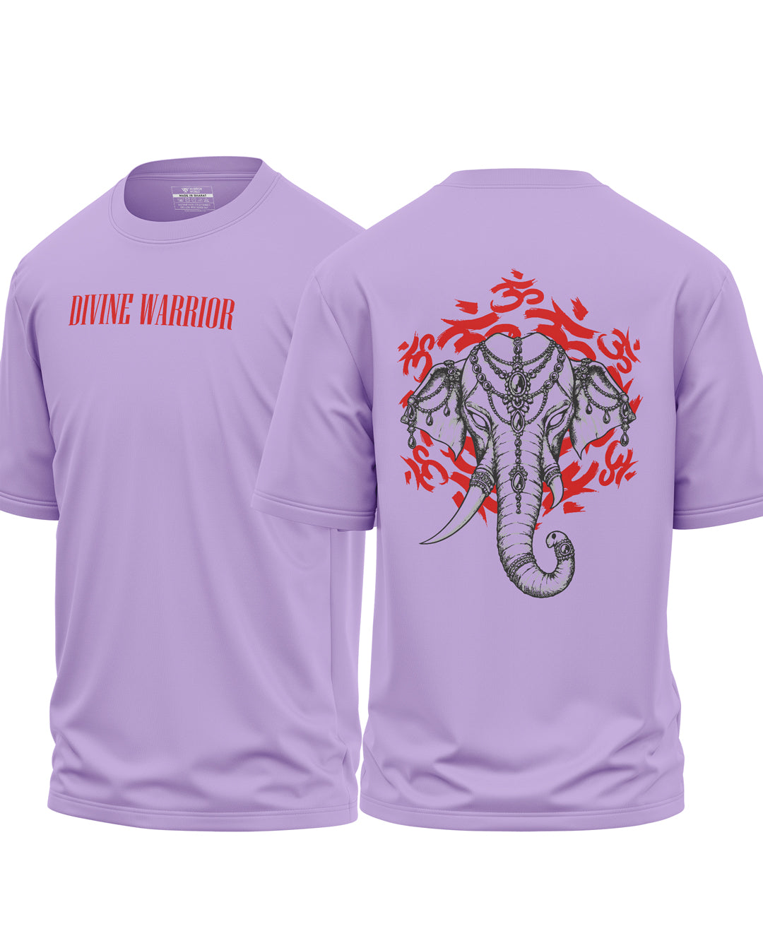 Divine Gajraj Warrior Oversized T-Shirt