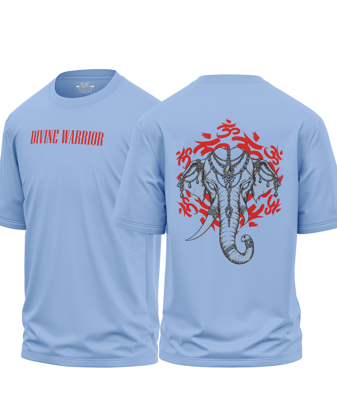 Divine Gajraj Warrior Oversized T-Shirt