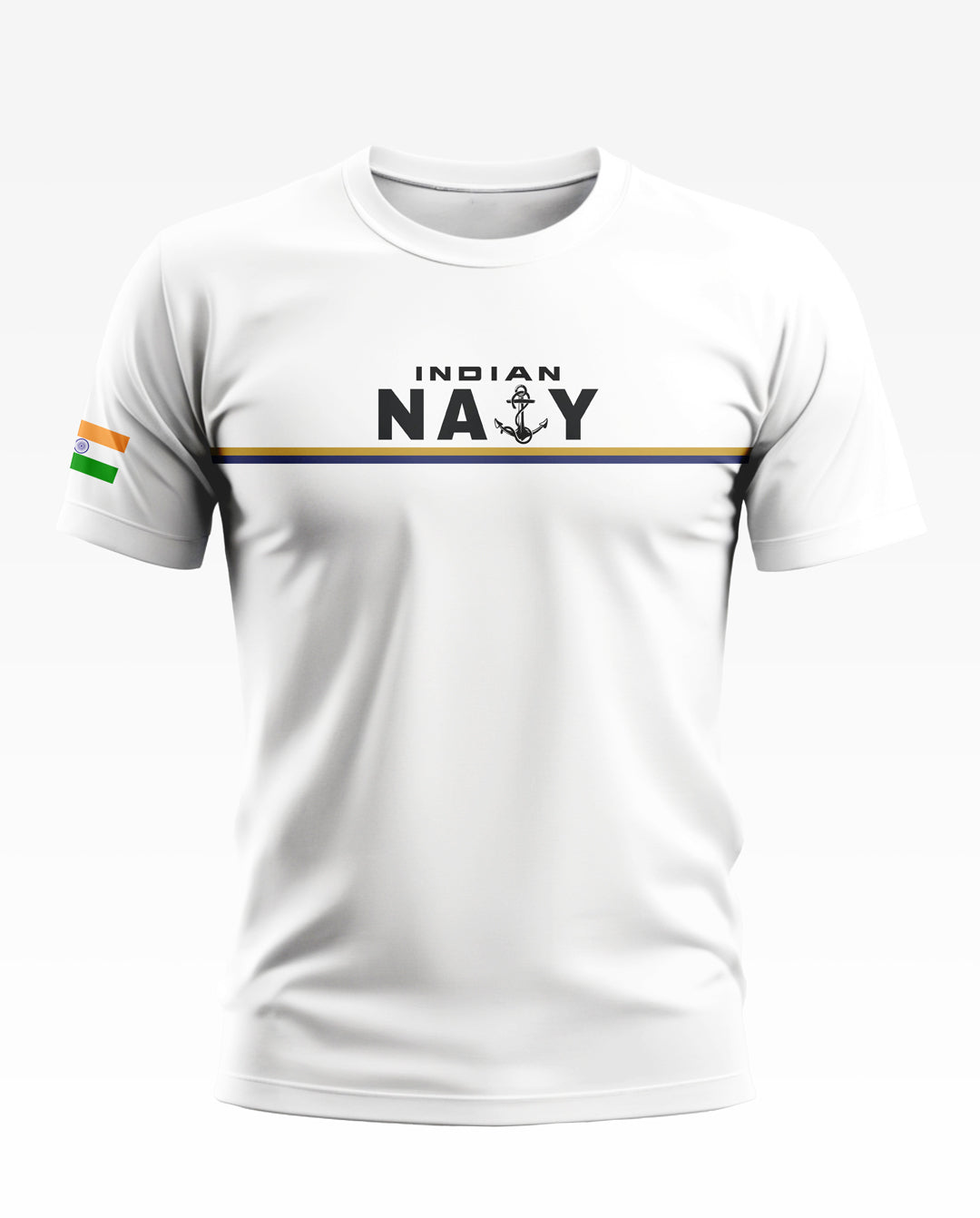 Indian Navy Anchor Style Soft Cotton T-shirt