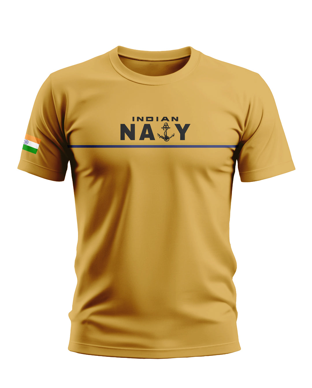 Indian Navy Anchor Style Soft Cotton T-shirt