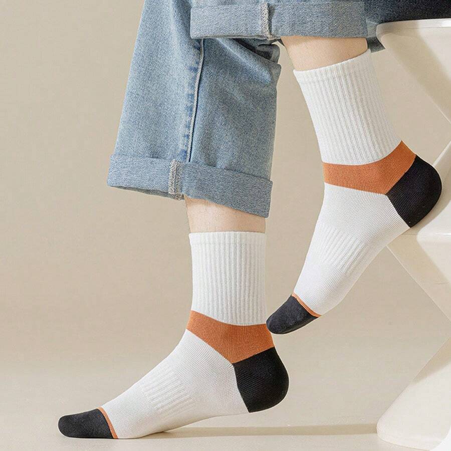 5-Pair Sweat Absorbing Sports Comfortable Socks Combo