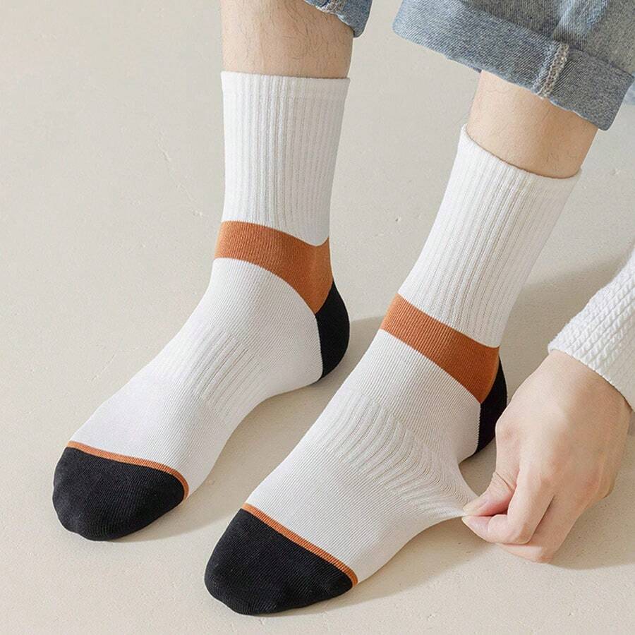 5-Pair Sweat Absorbing Sports Comfortable Socks Combo