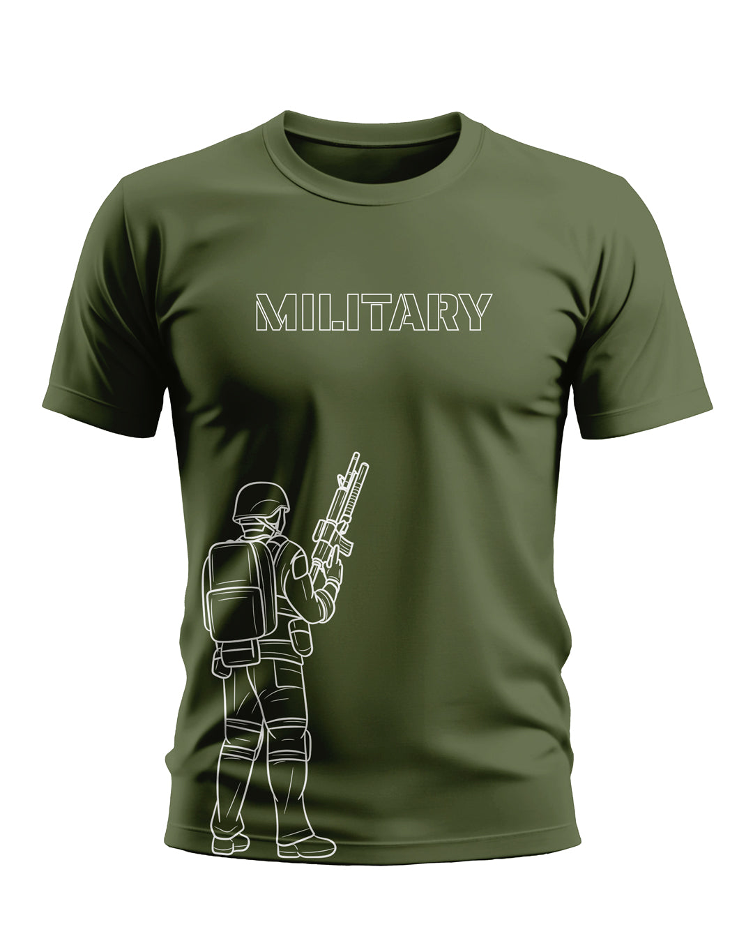 Military Style Designer  Soft Cotton T-shirt