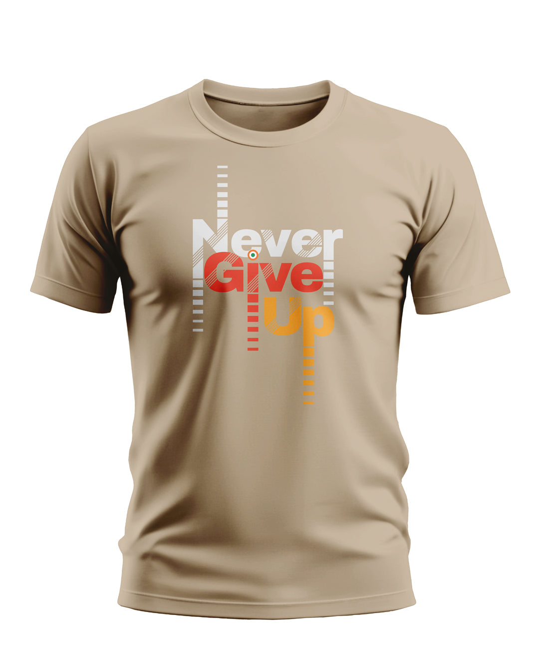 Never Give Up Soft Cotton T-shirt