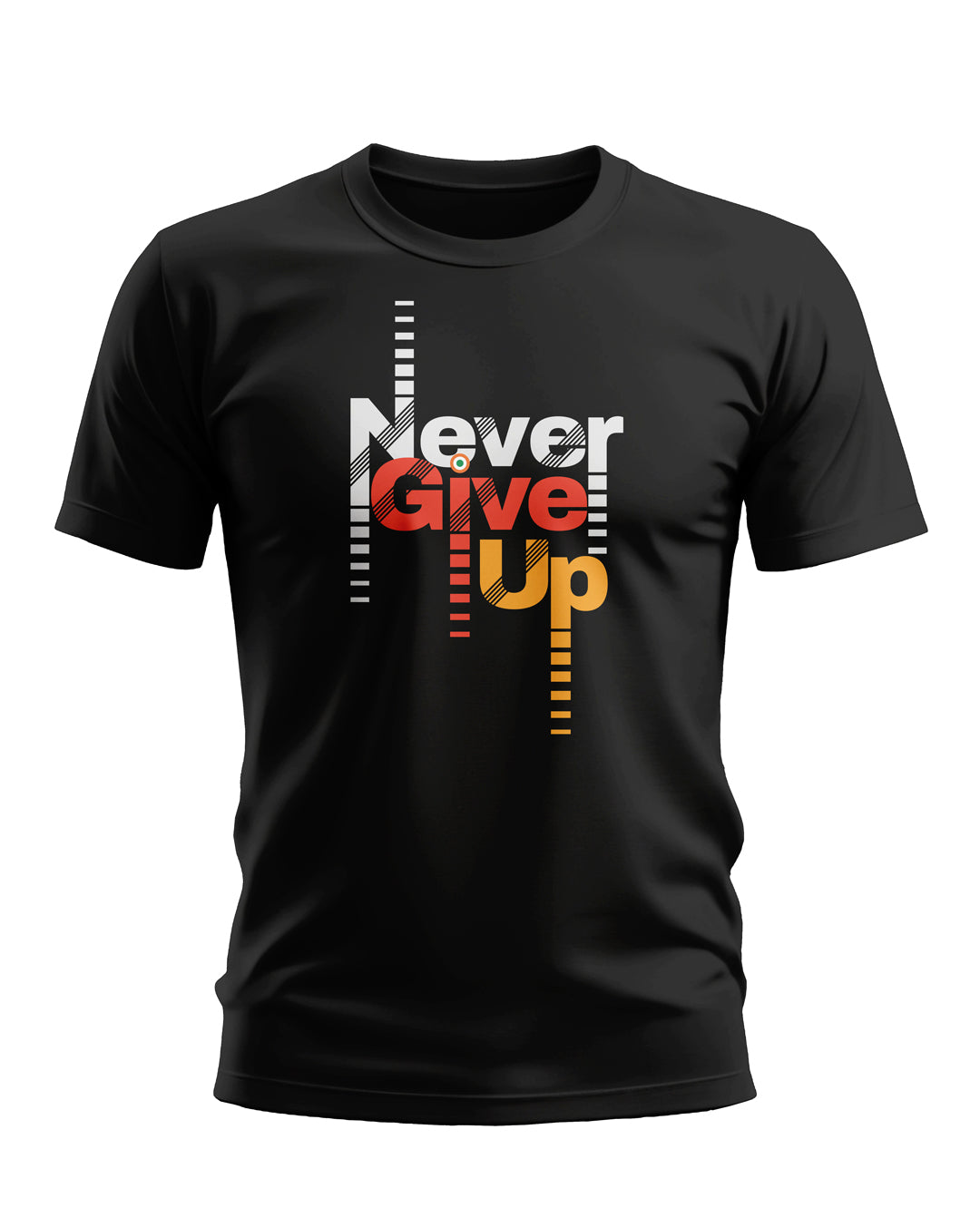 Never Give Up Soft Cotton T-shirt