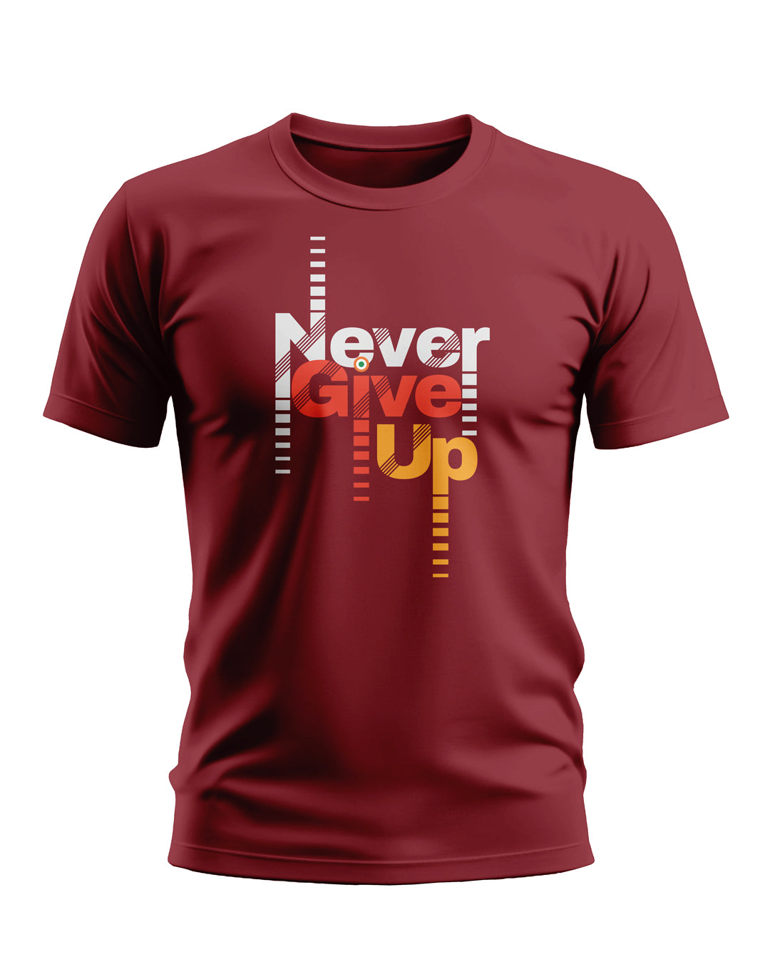 Never Give Up Soft Cotton T-shirt