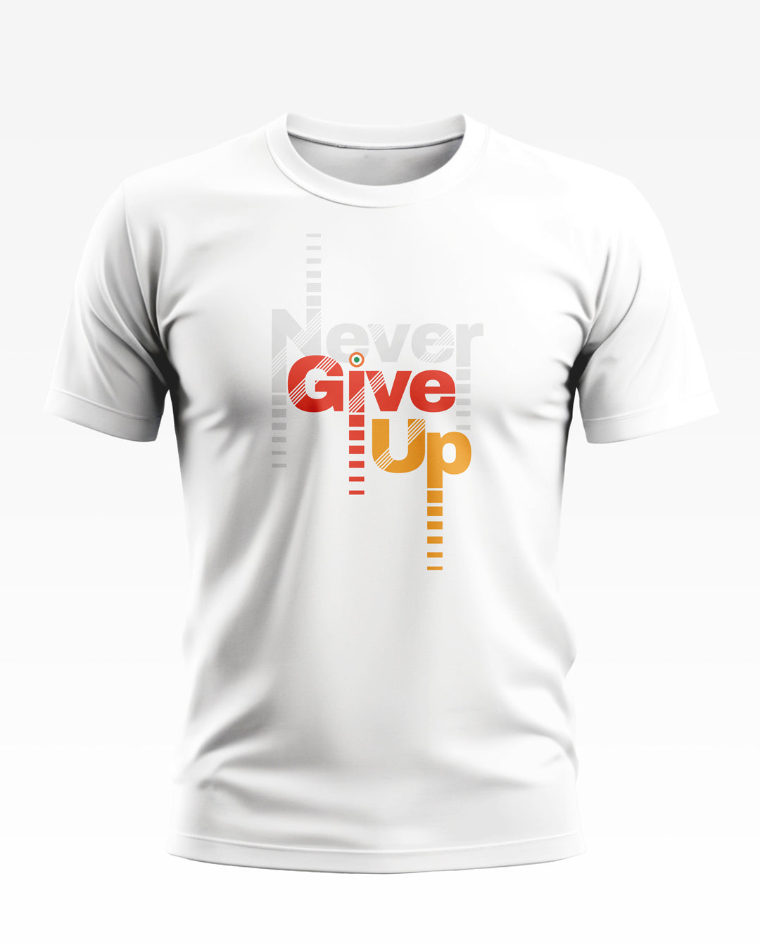 Never Give Up Soft Cotton T-shirt