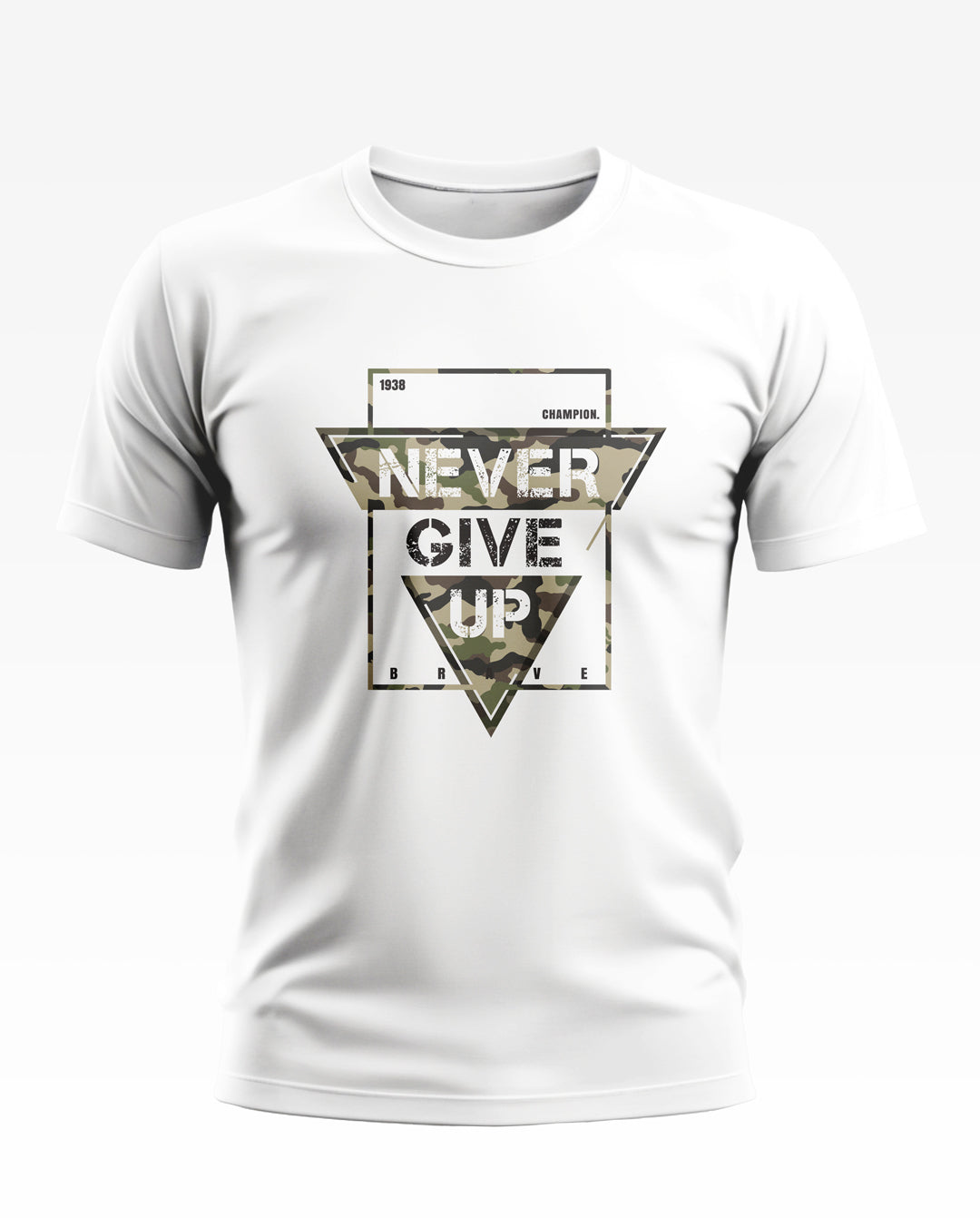 Naver Give Up Army Style Soft Cotton T-shirt