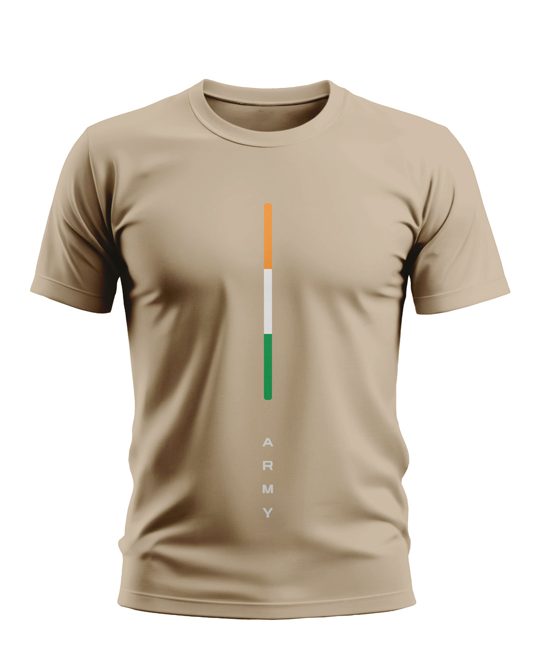 Solid Army Soft Cotton T-shirt