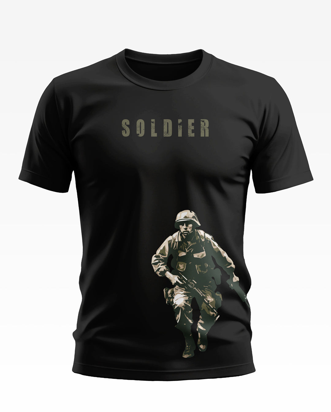 Soldier Pattern Soft Cotton T-shirt