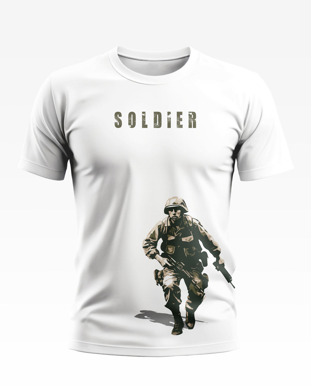 Soldier Pattern Soft Cotton T-shirt