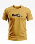 Yellow men's t-shirt with 'Kargil 1999 Operation Vijay' print, short sleeves, crew neck