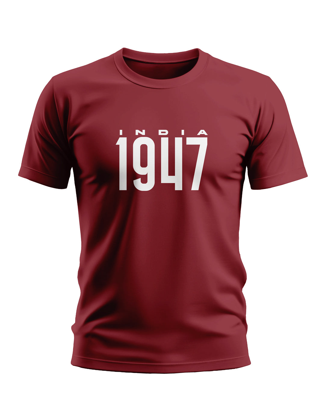 India 1947 Style Soft Cotton T-shirt