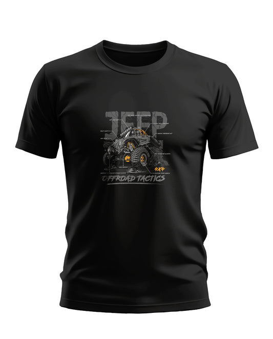 Jeep Off-Road Tactics Soft Cotton T-shirt