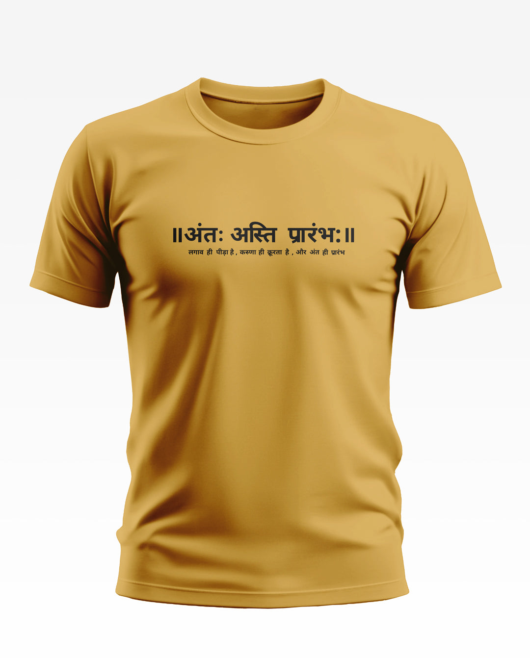 Ant asti prarambh Cotton T-shirt