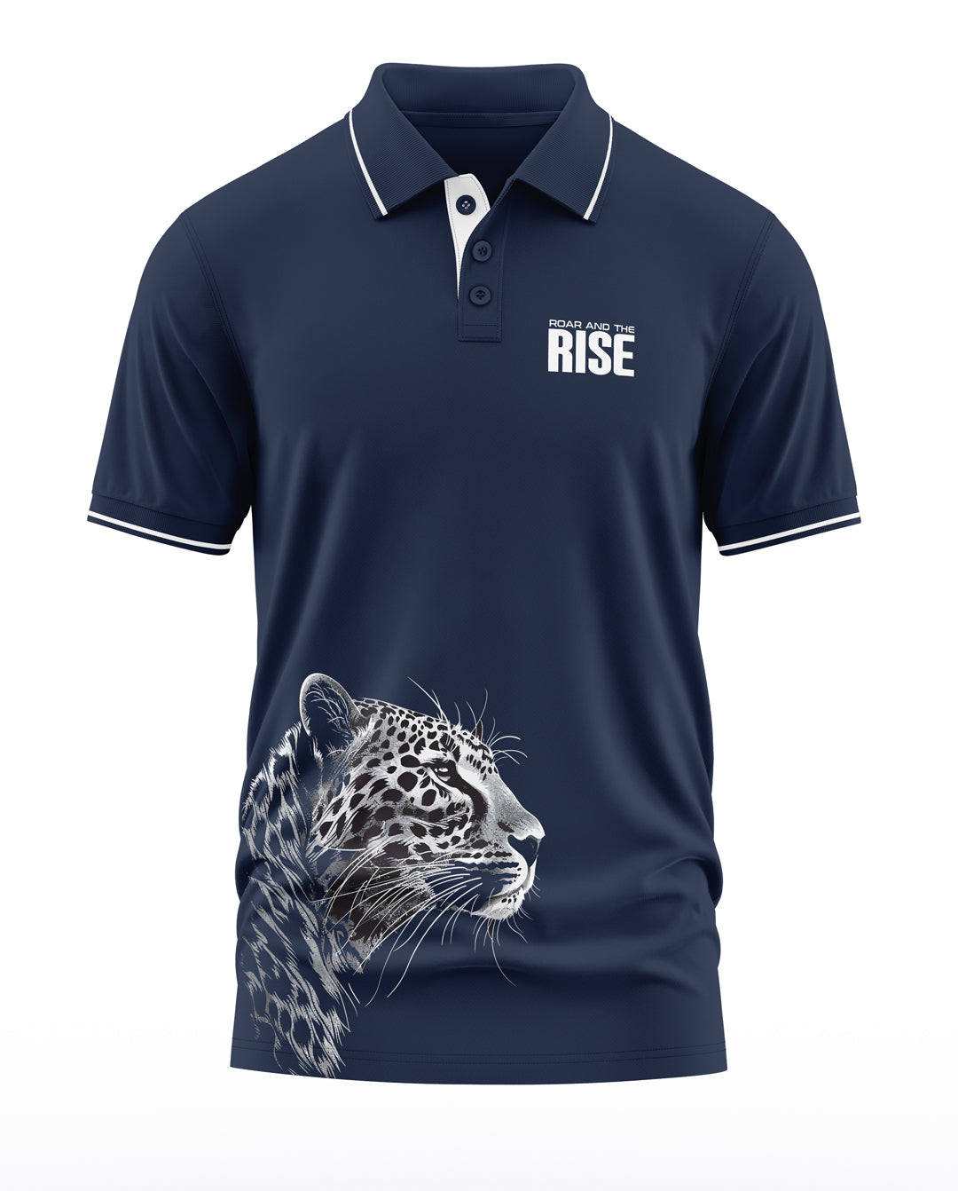 Rise And The Roar Polo Collar T-Shirt